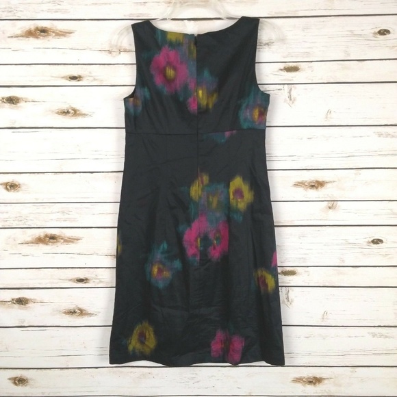 LOFT Watercolor Floral Print Sheath Dress 4 - Picture 5 of 5